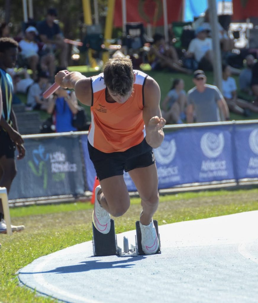 Dylan leaving the blocks